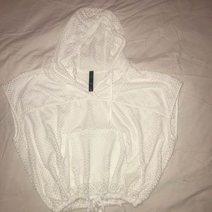 Aeropostale white see through with holes